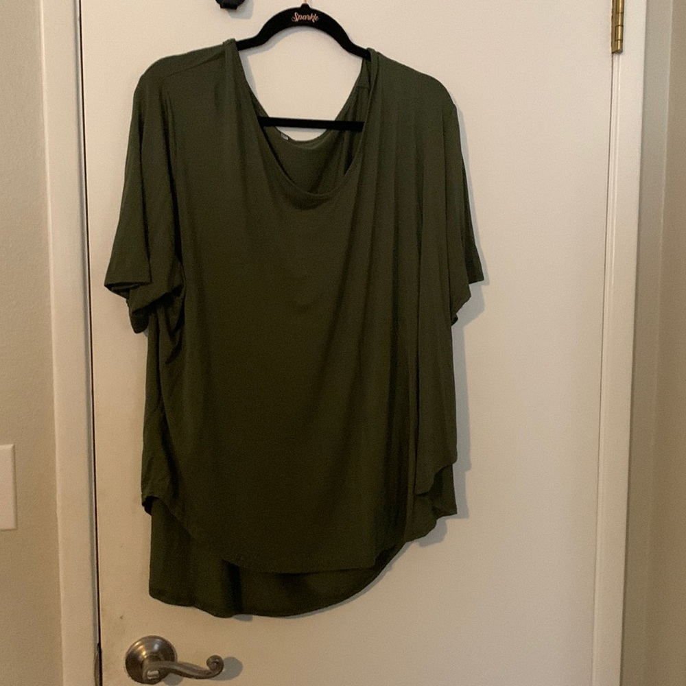 Dark green shirt